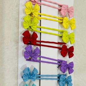 Cute Bow Bobby Pin Sets @ ₹60/- For Two Pairs