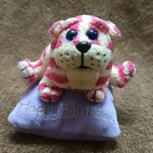 Cute Happy Birthday Pink Panther Soft Toy