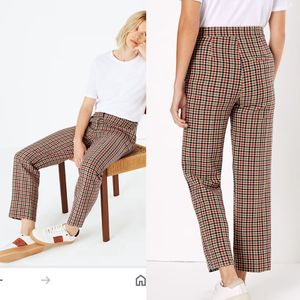 M&S Plaid Trouser