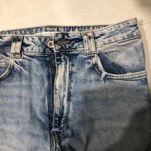 Light Blue Zara Straight Denims