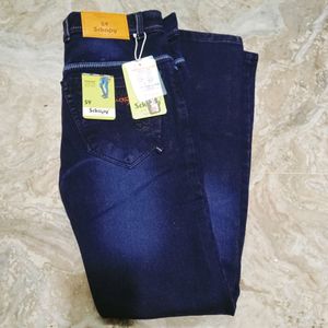 Dark Blue Boy's Jeans