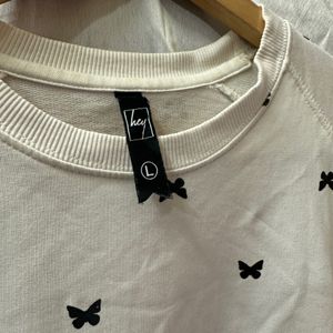 Hey SweatShirt with cute Butterfly Bows