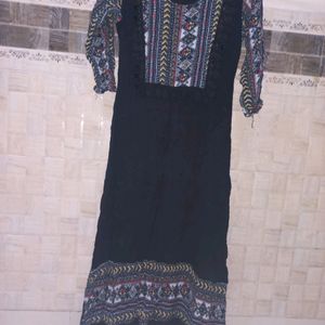 A Navy Blue Kurti