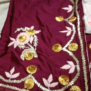 Rajasthani Gota Saree