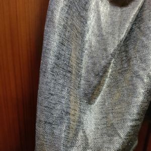 New Cowl Neck Metallic Dress