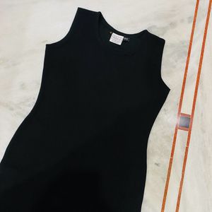 Fishcut Black Dress