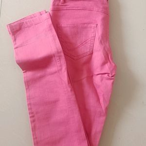 Pink Slim Fit Jeans