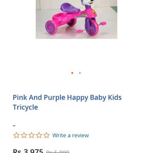 🥳Tricycle (Kids Rider) Bicycle