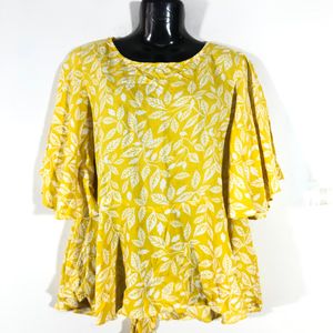 Yellow Printed Top(Women’s)