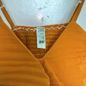 H&M KNOTTED BRALETTE TOP