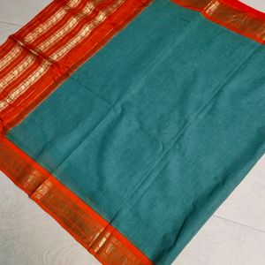 Cotton Silk Pure  Gadwal Saree