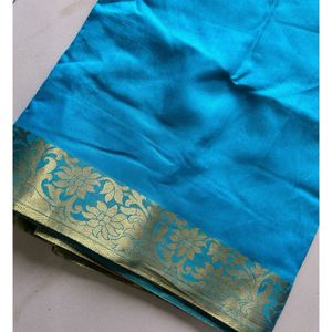 Combo Of 2 Womens Green And Blue Saree