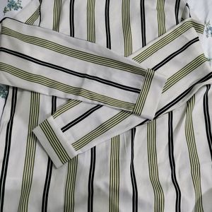 Wardrobe Ivory Striped Shirt