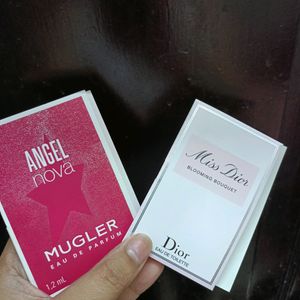 Dior Blooming Bpquet And Angel Nova Sample