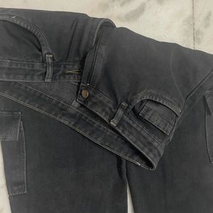 Charcoal Black Cargo Denim