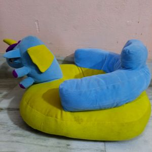 lSoft Plush Cushion/ Baby Sofa Seat/Unicorn/yellow