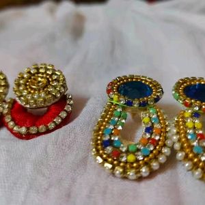 Thread Bangles & Earrings