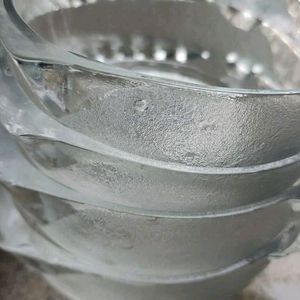 glass bowl mango shape