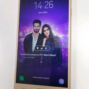 Working samsung J7 Prime With Cover