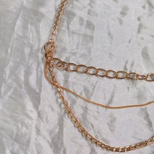 Golden Layered Neckpiece