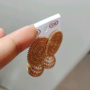 A Rose Gold Earrings