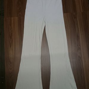 White Flared Pants