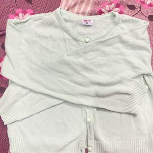 Cotton Cardigan Style Top For Women