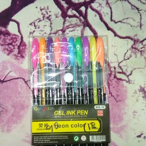 Neon Gel Ink Pen