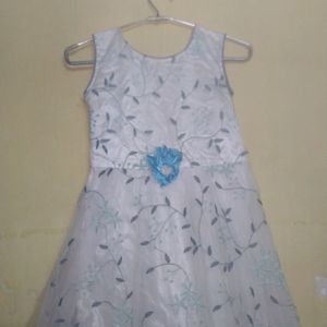 A Cute Dress For Little Princess With Flowers