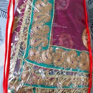 Beautiful Heavy Embroided Lahanga Choli