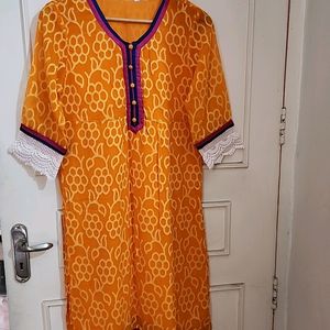 Beautiful Orange Kurti