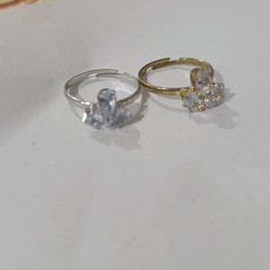 3  pair earings plus complimentary rings