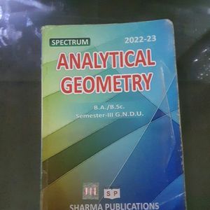 Analytical Geometry B.sc BOOK