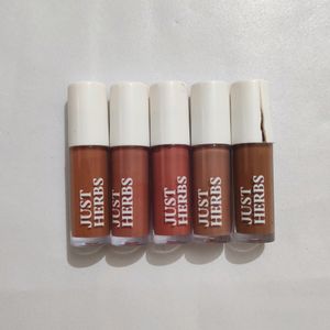 Just Herbs Mini Matte Liquid Lipstick Set Of 5