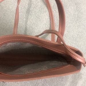 Pink Shiny Sling Bag