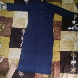 Glowworld Blue Printed Kurta