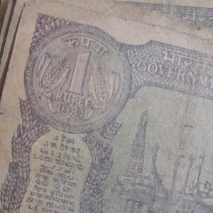 Old One Rupee Notes