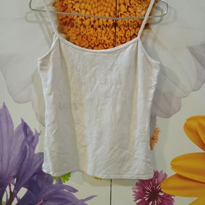 Zara White Stretchable Slip