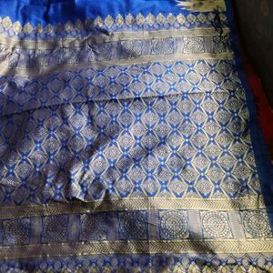 Blue Silk Saree