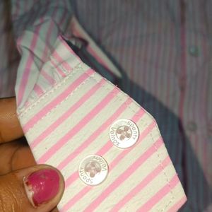 Pink Stripes Men's Shirt