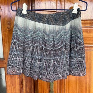 Chiffon Mini Skort Waist 30