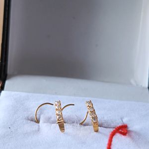 Nospins And Earrings Pure Gold 22ct