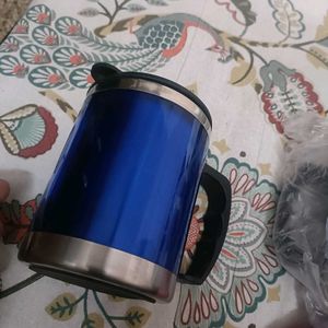 Combo Of 5 New Without Tag Steel Mugs With Lid