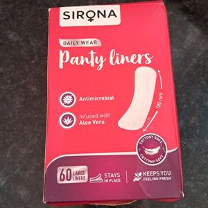 Sirona Panty Liners 60 Pack