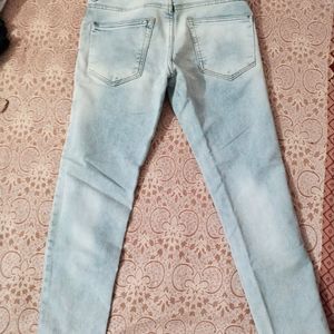 FADED BLUE COLOUR DENIM