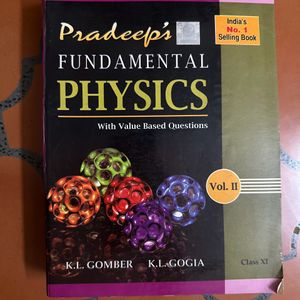 Pradeep’s Fundamental Physics VOL 1 & 2 - class XI