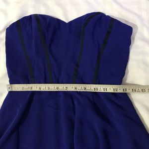 Royal Blue High Low Dress Size xs