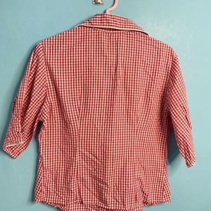 Red Gingham Top