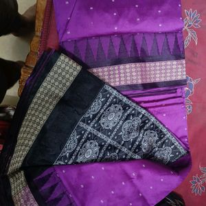 Papa Silk Saree Purple Pink