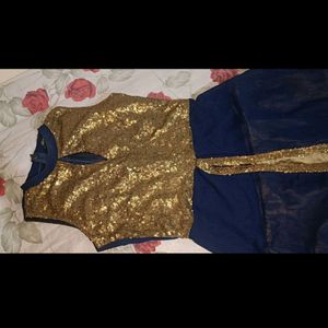 Women Ethnic Skirt With Shimmeri Kurta